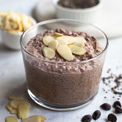 Almond and Chocolate Chia Pudding