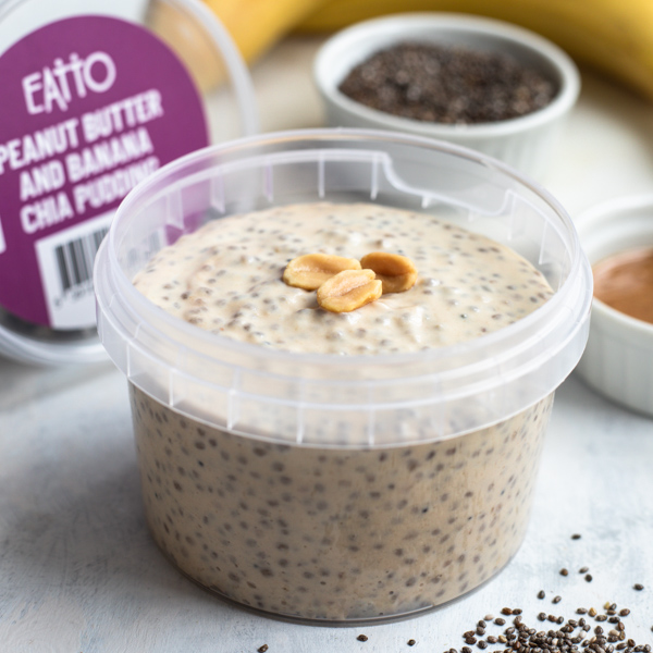 Peanut Butter and Banana Chia Pudding