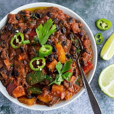 Rustic Black Bean Chilli