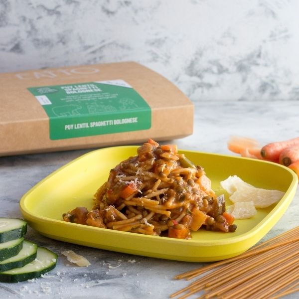 Kid's Puy Lentil Bolognese with spaghetti Kid's Puy Lentil Bolognese with spaghetti
