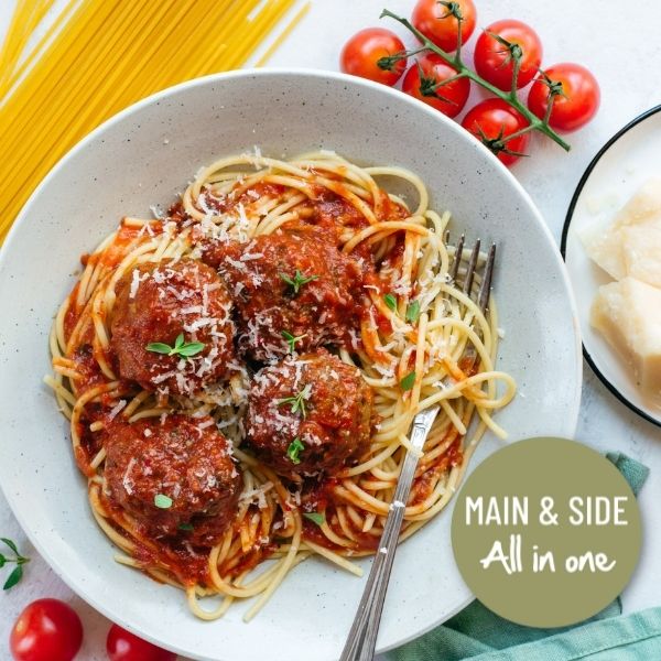 AIO - Meatballs with Parsley Spaghetti