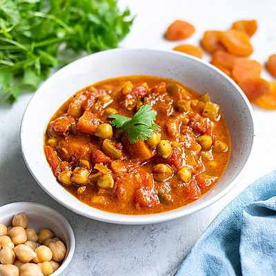 Moroccan Chickpea & Butternut Squash Tagine