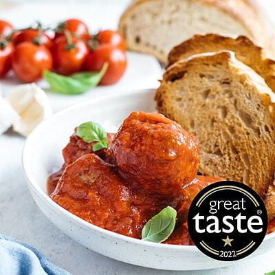 Meatballs in a Rustic Tomato Sauce