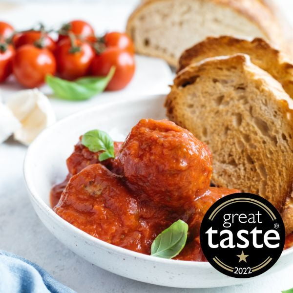 Meatballs in a Rustic Tomato Sauce